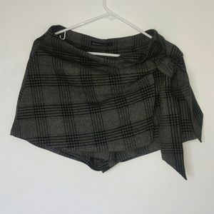 Plaid Skort